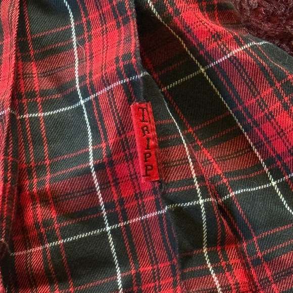 TRIPP NYC plaid vintage skirt - Picture 3 of 5